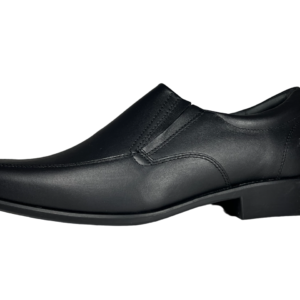 ZAPATO CASUAL  001 CUERO LISO NEGRO