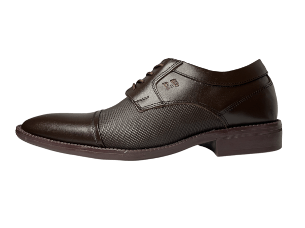 Zapatos de cuero para hombre, estilo casual, color negro, café y miel - Imagen 3
